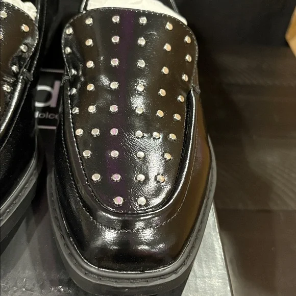 Dolce Vita Women’s Black Stud Loafers - Picture 4 of 9